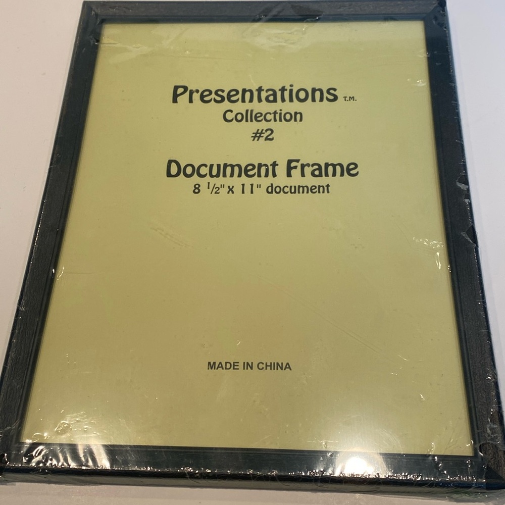NWT Document Frame 8 1/2” x 11”